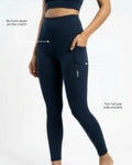Leap Ankle Length Leggings Midnight Navy