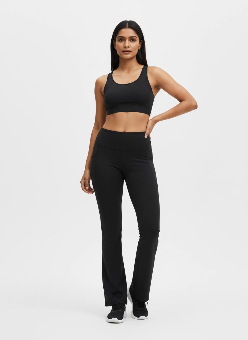 On The Move Flared Leggings Black