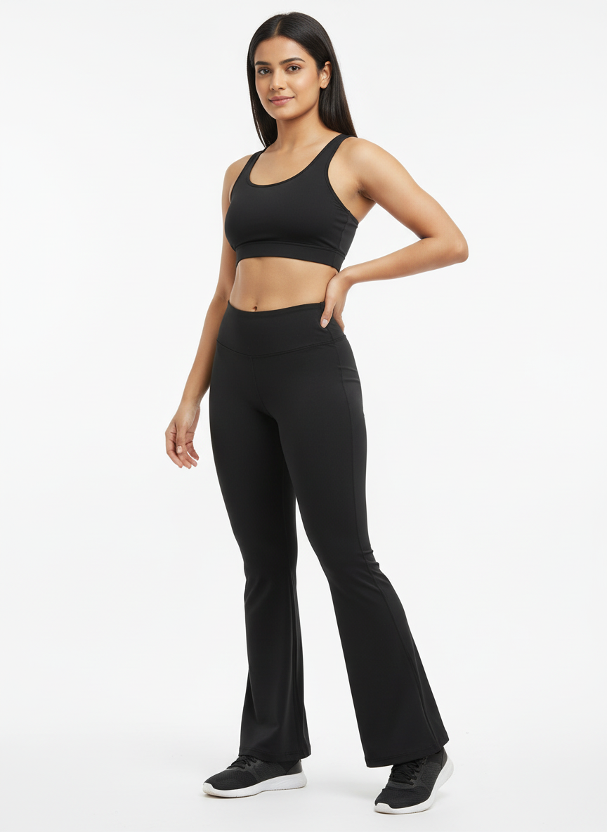 On The Move Flared Leggings Black