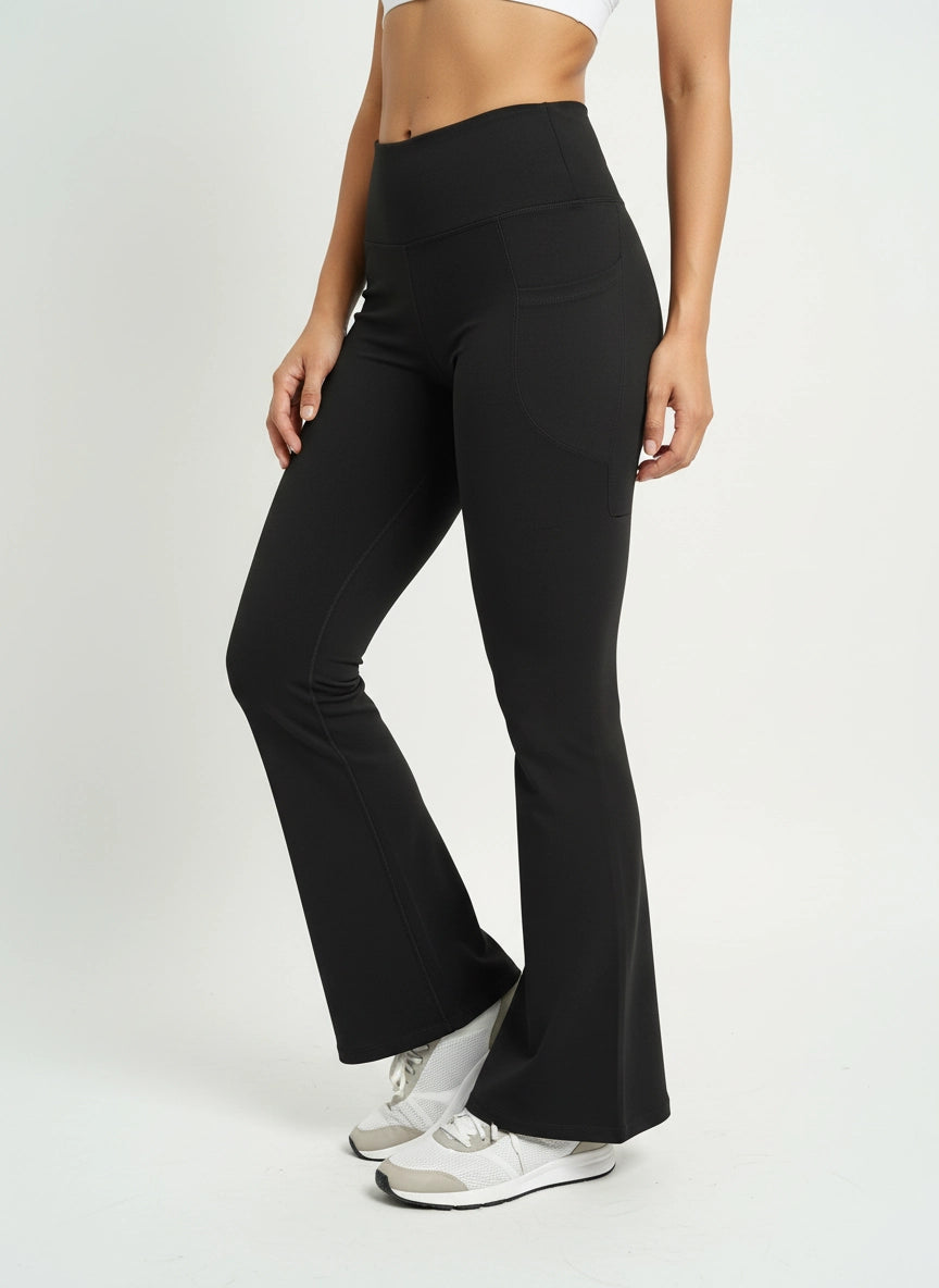 On The Move Flared Leggings Black