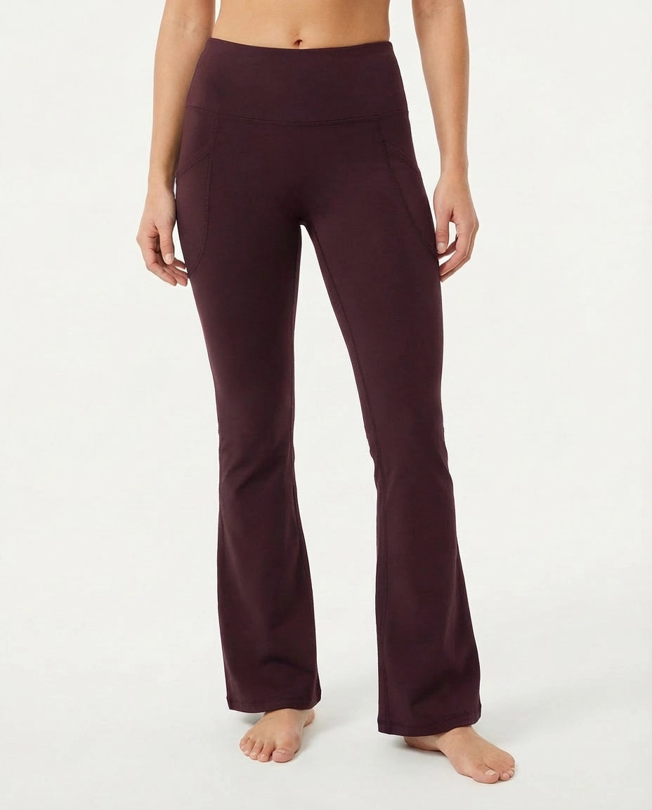 Muse Flared Leggings Wine