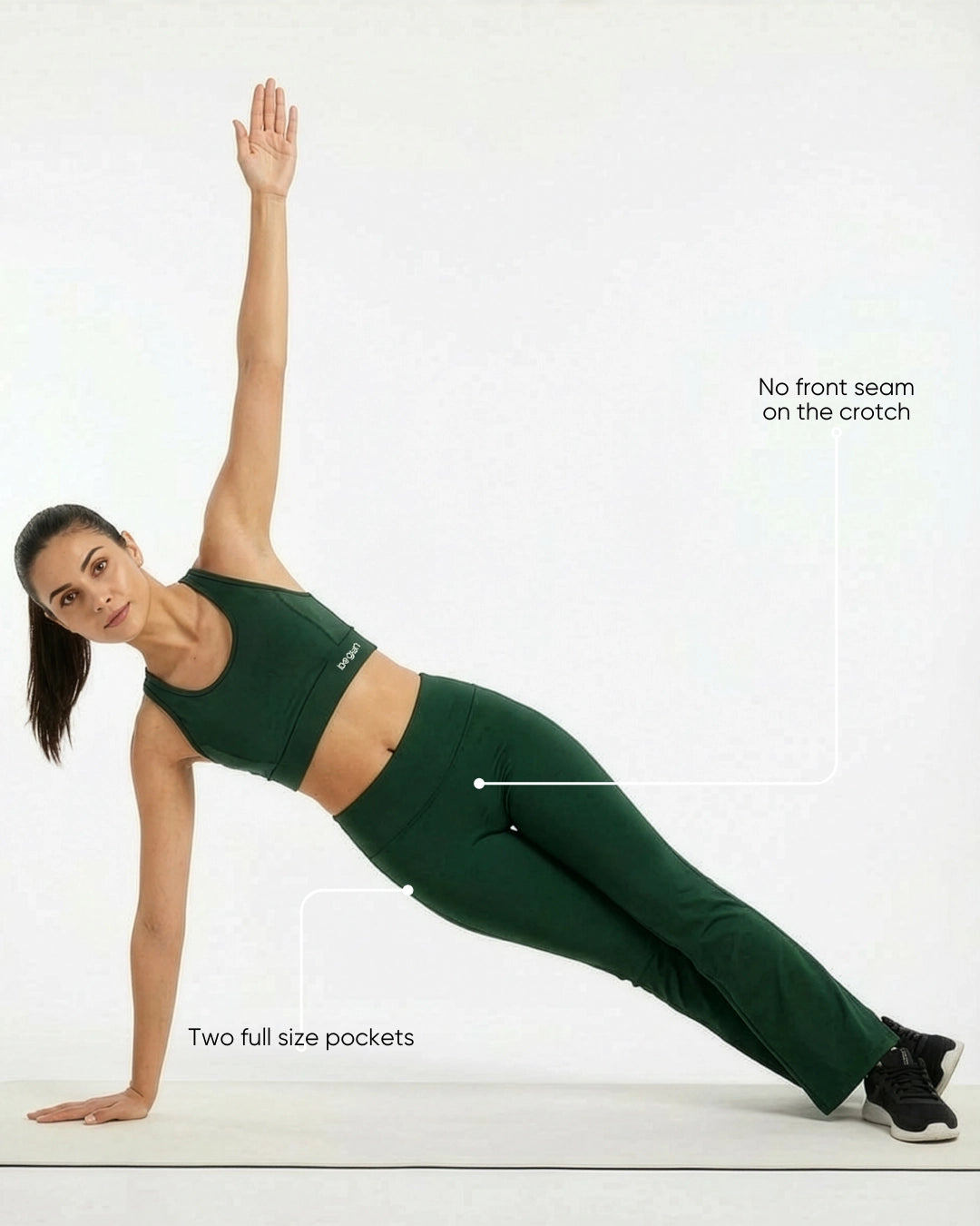 Muse Flared Leggings Sage