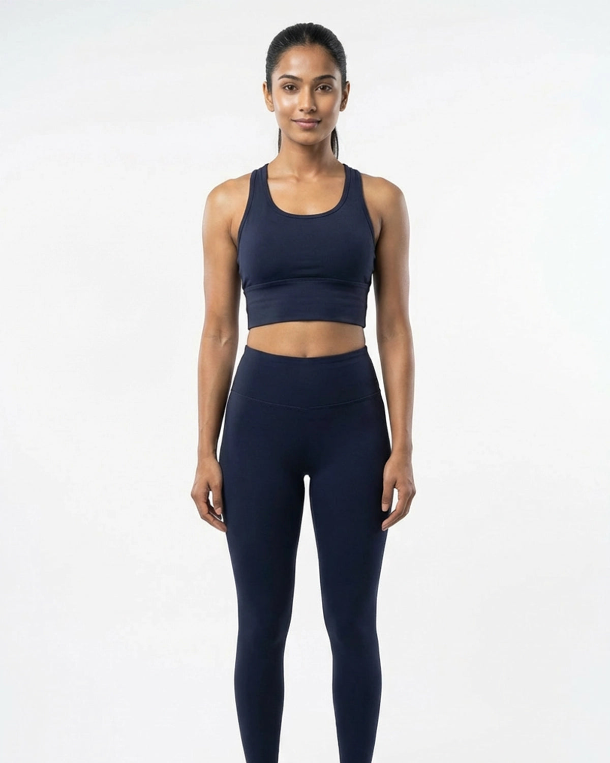 Power Crisscross Full Coverage Sports Bra Midnight Navy