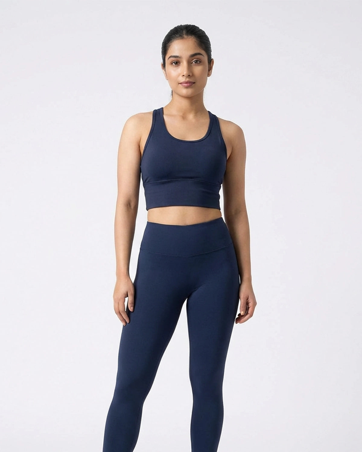 Power Crisscross Full Coverage Sports Bra Midnight Navy